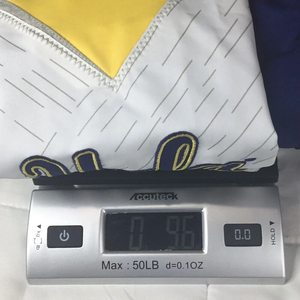 Swimmig Trucks Men size XL (35 36) Navy Blue Yellow UCLA Cargo Short Board